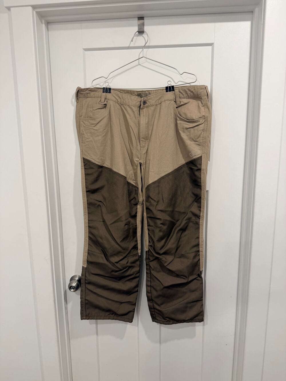 Guide Gear Men’s 40x30 Tan Brown Reinforced Outdr Work Pants